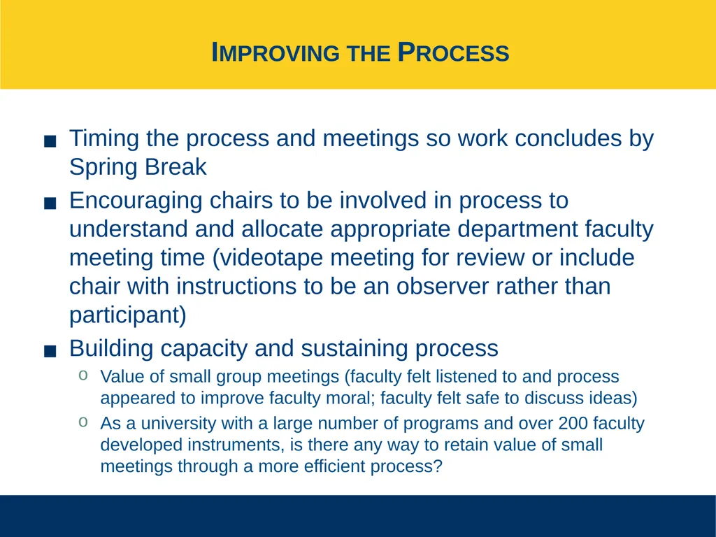 Ensuring Meaningful Performance Assessment - slide 43 of 47