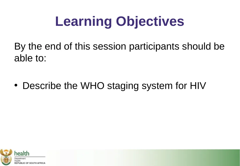 Basic HIV Course for Health Professionals Session - slide 2 of 59