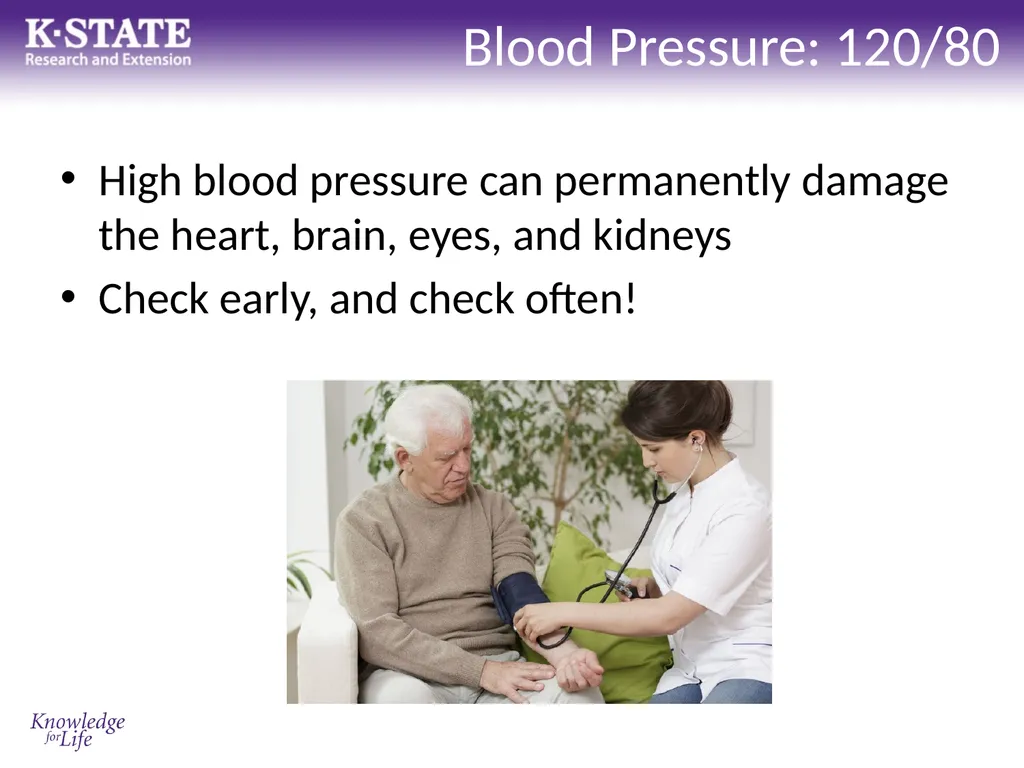 Know your Health Numbers Establishing healthy - slide 8 of 16