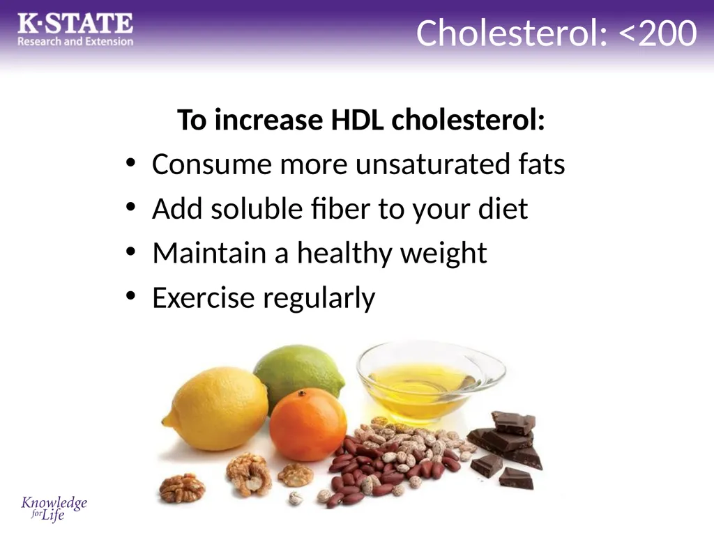 Know your Health Numbers Establishing healthy - slide 5 of 16