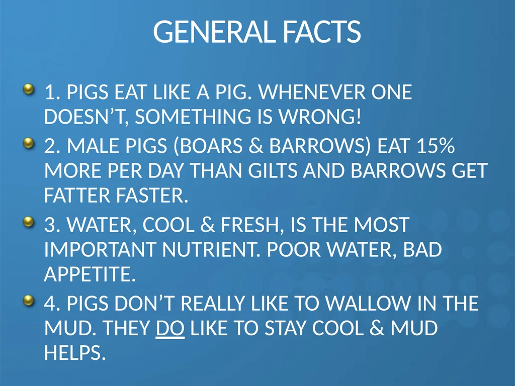 KEEPING YOUR PIGS HEALTHY David Madsen, DVM - slide 4 of 81