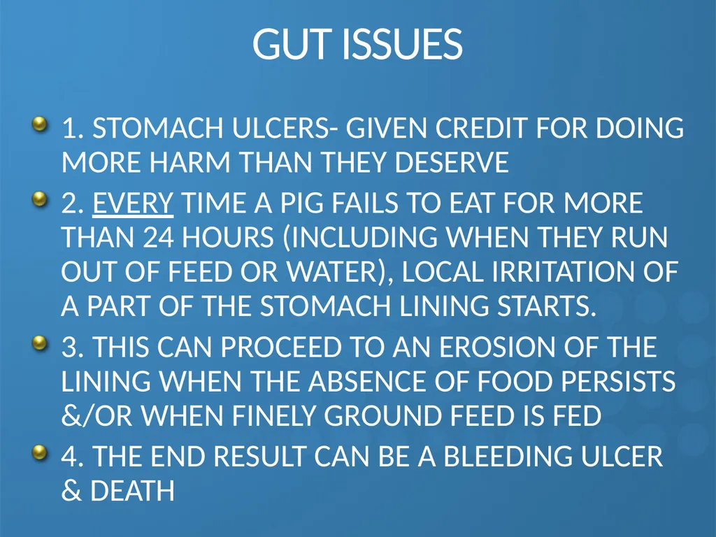 KEEPING YOUR PIGS HEALTHY David Madsen, DVM - slide 25 of 81