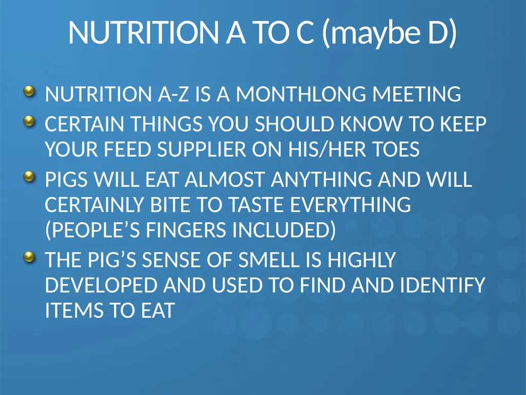 KEEPING YOUR PIGS HEALTHY David Madsen, DVM - slide 58 of 81