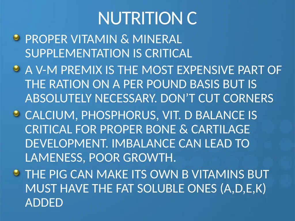 KEEPING YOUR PIGS HEALTHY David Madsen, DVM - slide 62 of 81