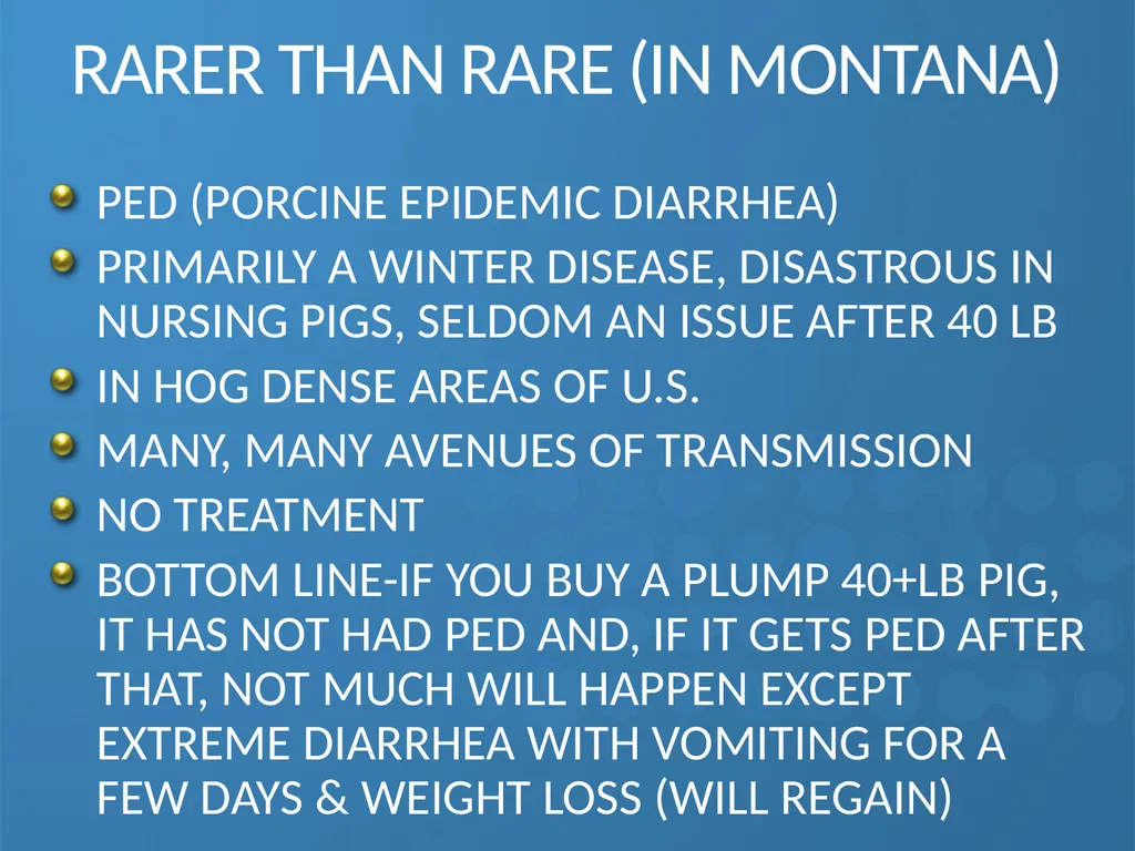KEEPING YOUR PIGS HEALTHY David Madsen, DVM - slide 33 of 81