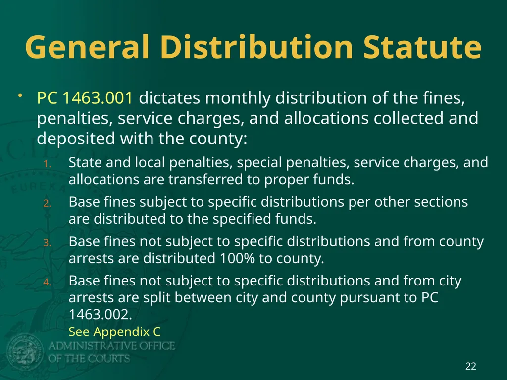 BREAKOUT SESSION 2 Basic Distribution Calculations - slide 22 of 41
