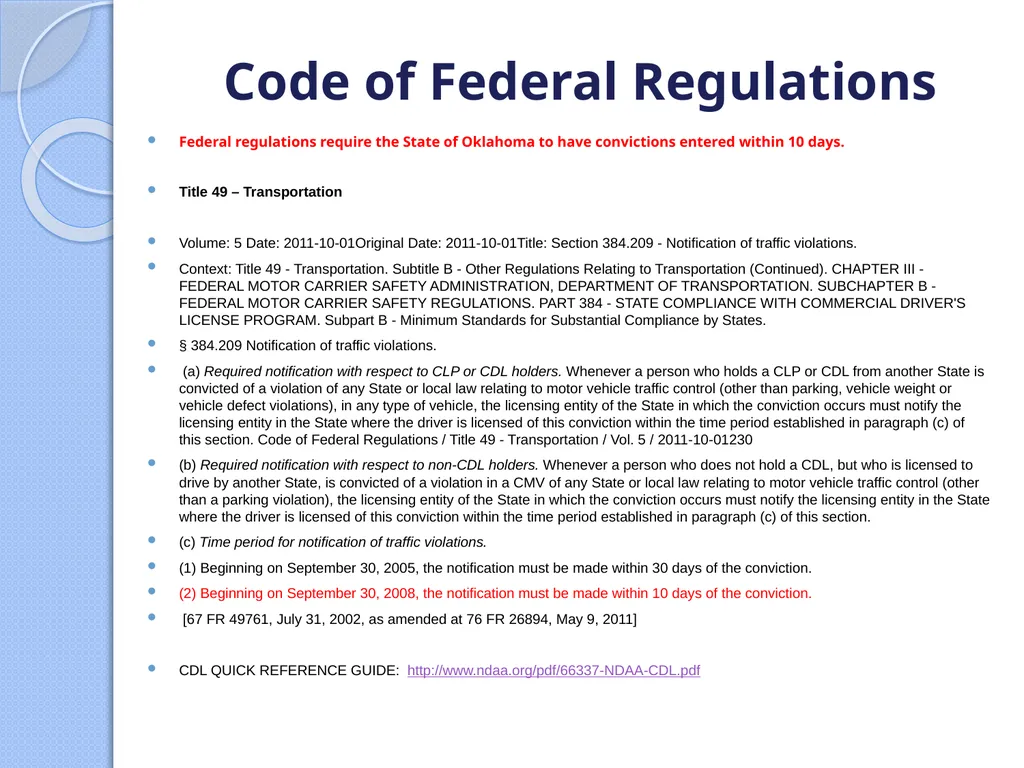 DPS RECORDS MANAGEMENT Timely Conviction Reporting - slide 3 of 6