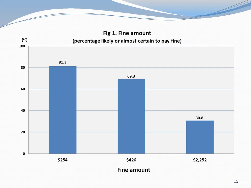Willingness to pay a fine Neil Donnelly, Suzanne - slide 15 of 25