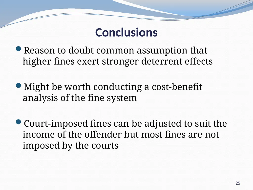 Willingness to pay a fine Neil Donnelly, Suzanne - slide 25 of 25