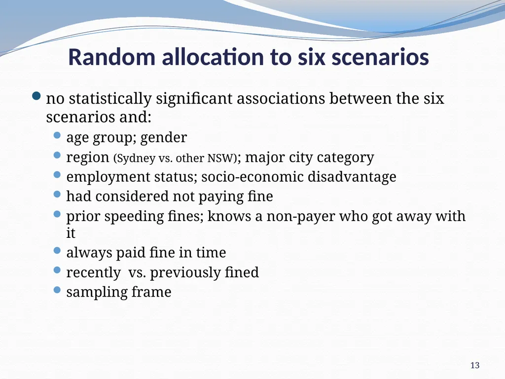 Willingness to pay a fine Neil Donnelly, Suzanne - slide 13 of 25