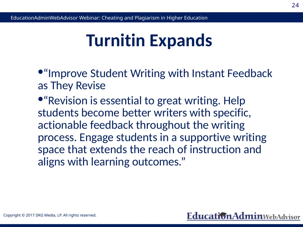 Cheating and Plagiarism in Higher Education: - slide 24 of 60