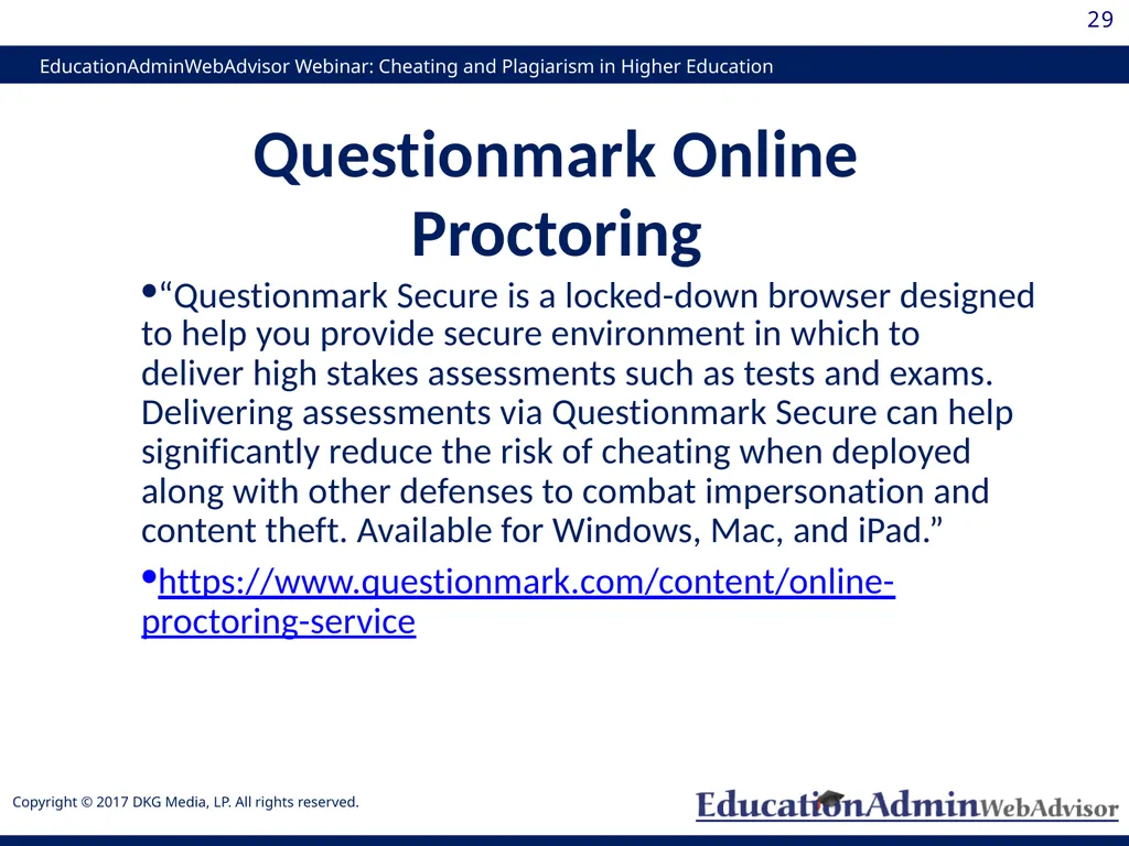 Cheating and Plagiarism in Higher Education: - slide 29 of 60