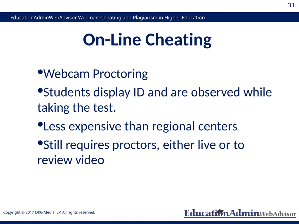 Cheating and Plagiarism in Higher Education: - slide 31 of 60