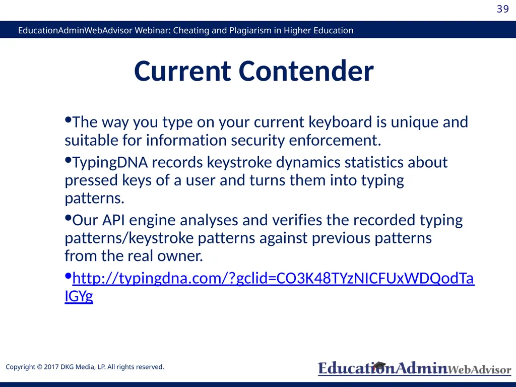 Cheating and Plagiarism in Higher Education: - slide 39 of 60