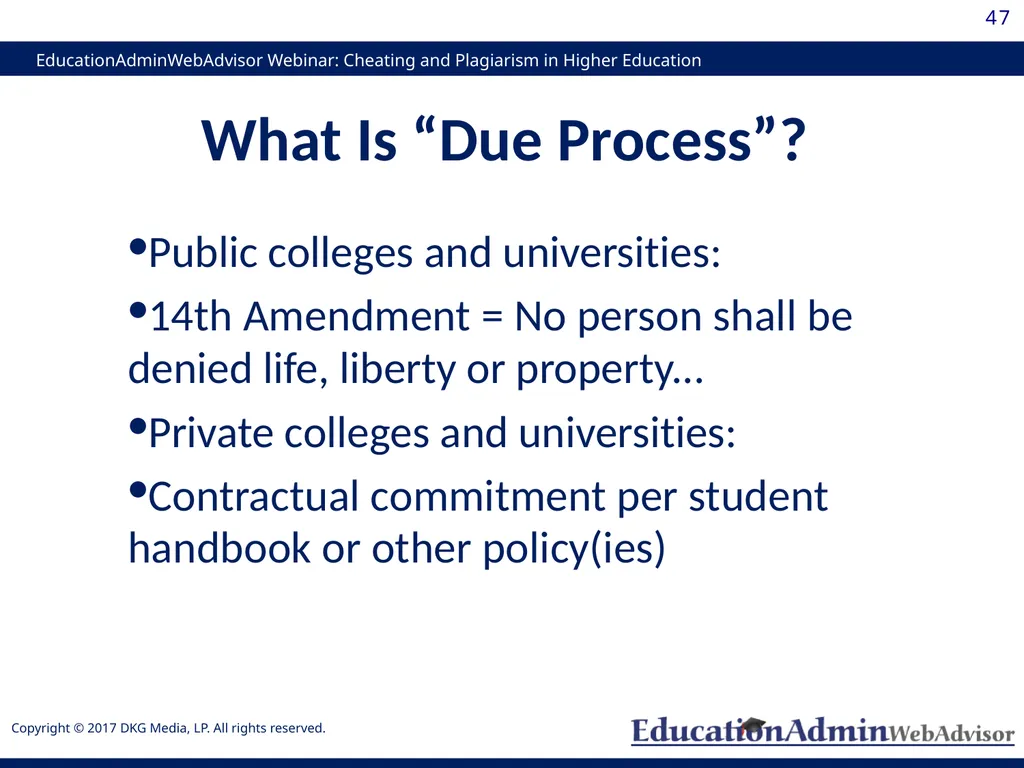 Cheating and Plagiarism in Higher Education: - slide 47 of 60