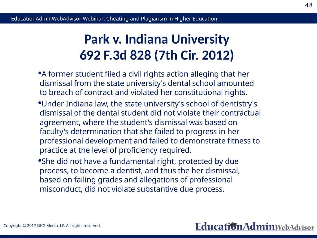 Cheating and Plagiarism in Higher Education: - slide 48 of 60