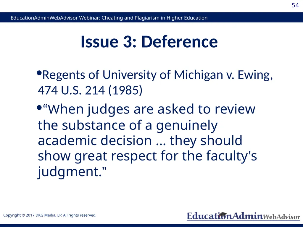 Cheating and Plagiarism in Higher Education: - slide 54 of 60