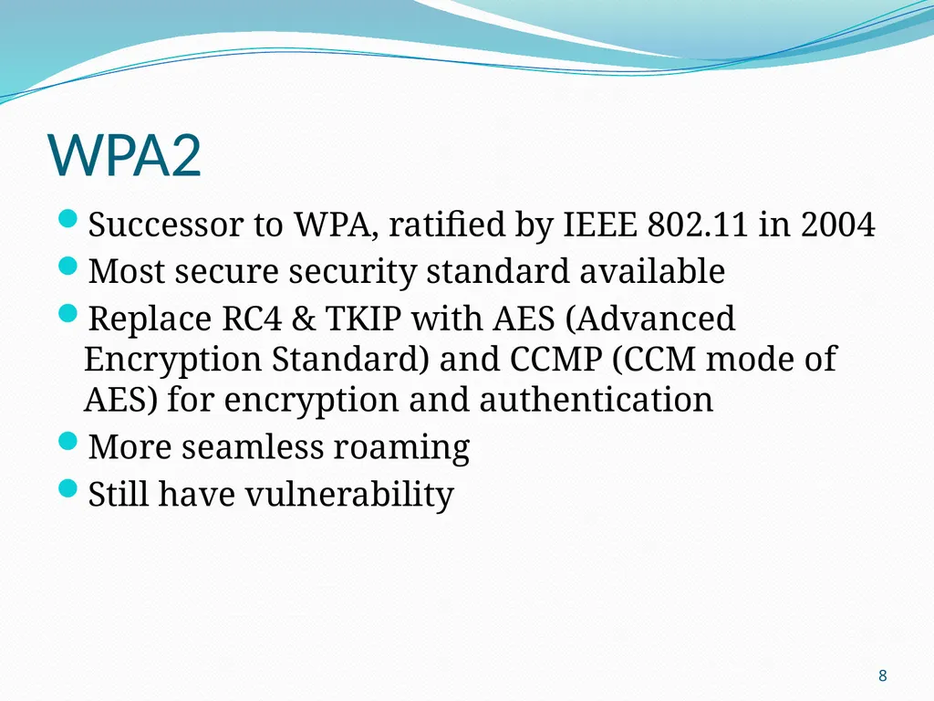 LM 4. Wireless Network Threats & Vulnerabilities - slide 8 of 20