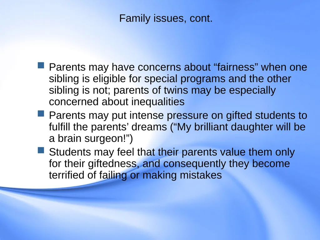 Counseling Gifted Students Component 9 of the - slide 28 of 43