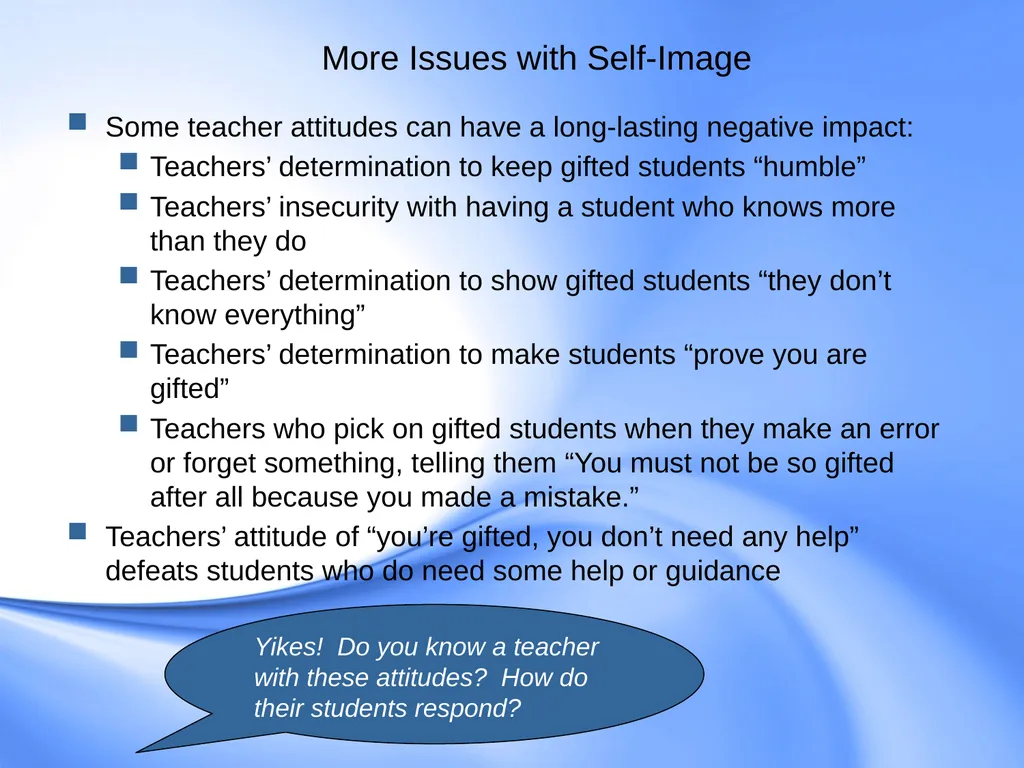 Counseling Gifted Students Component 9 of the - slide 16 of 43