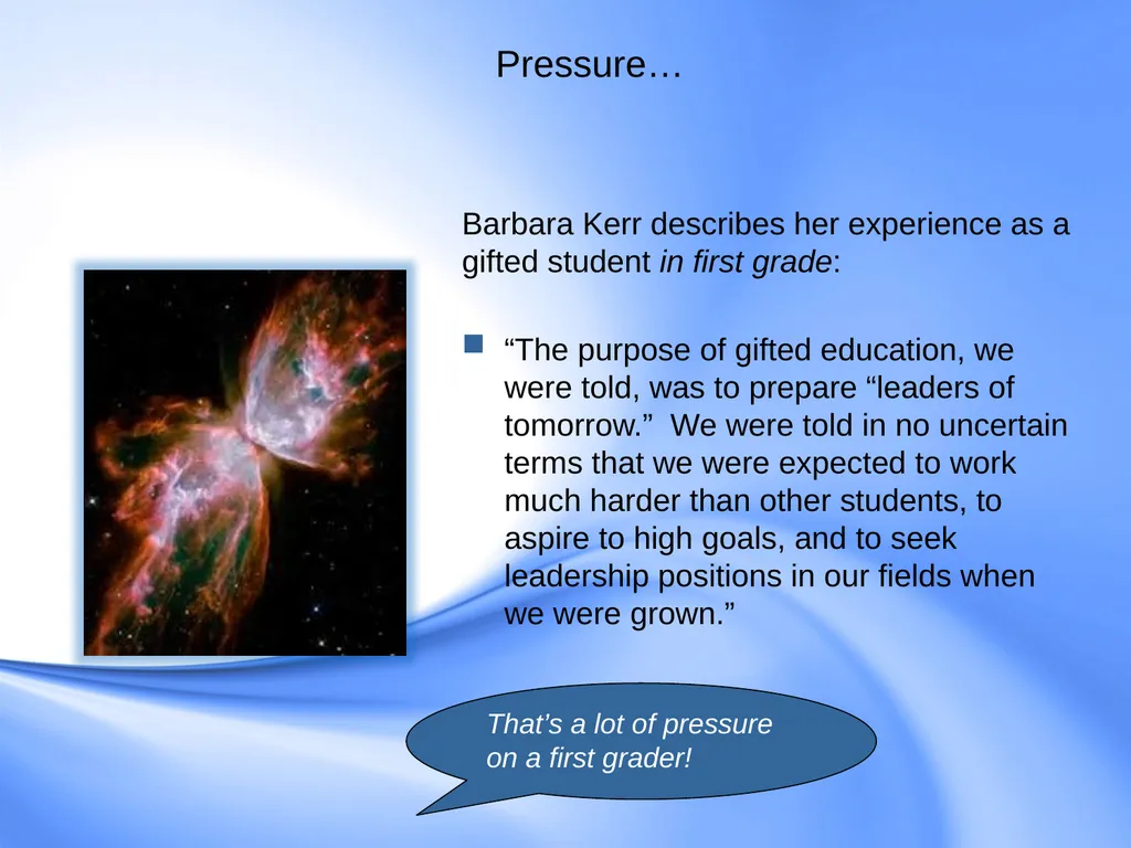 Counseling Gifted Students Component 9 of the - slide 19 of 43