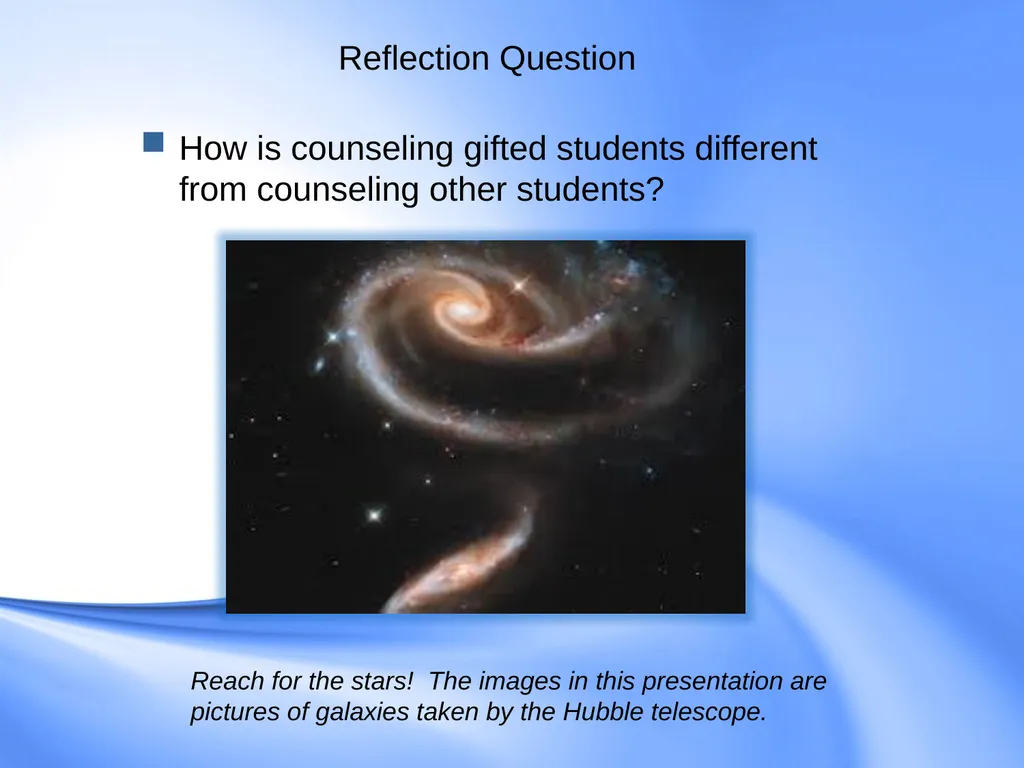 Counseling Gifted Students Component 9 of the - slide 3 of 43