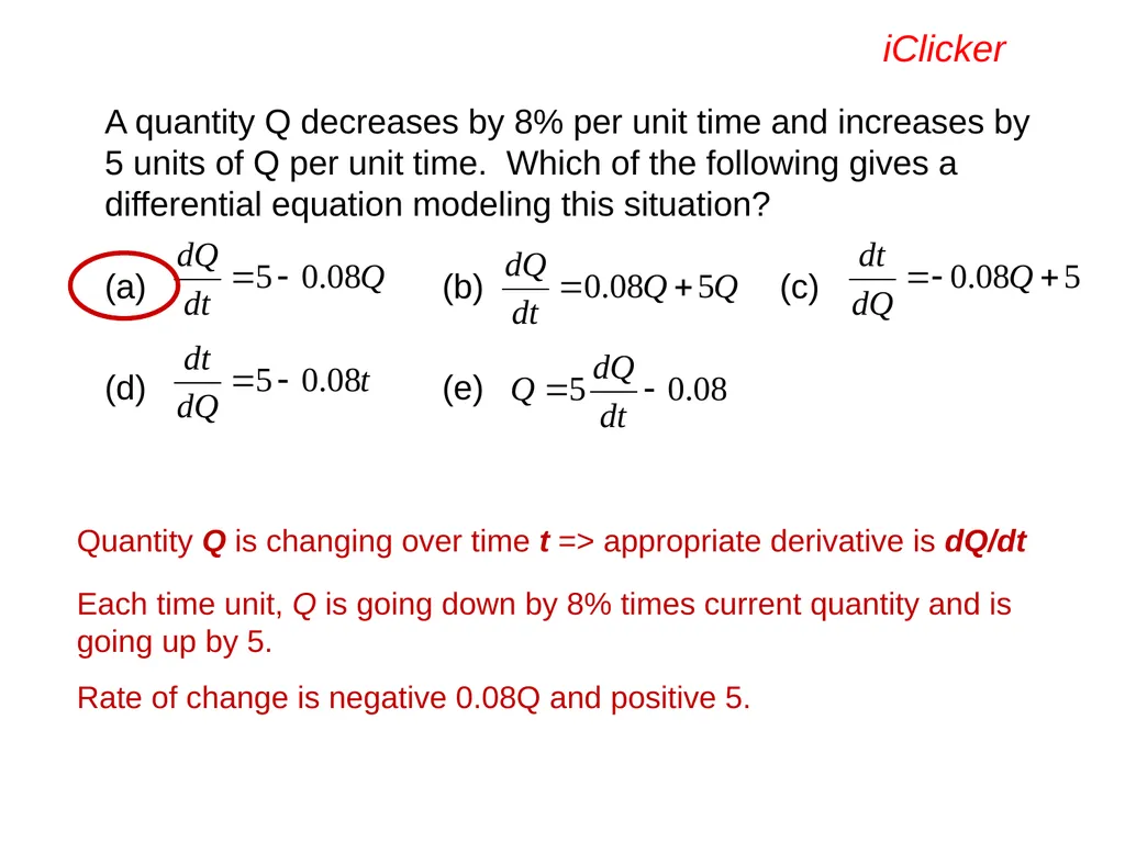 Engaging the Students: Using Clickers in Math - slide 61 of 142