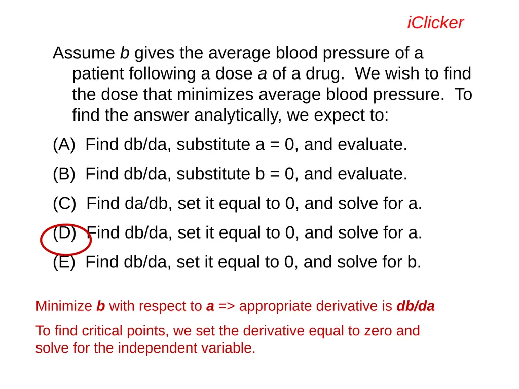 Engaging the Students: Using Clickers in Math - slide 52 of 142