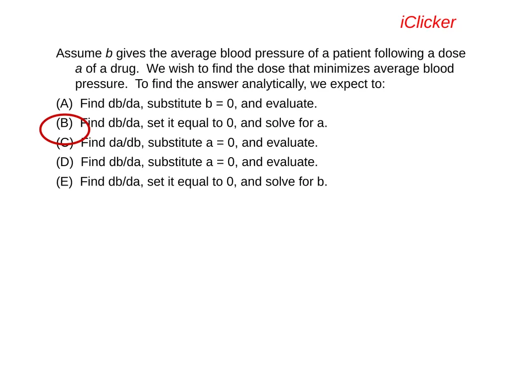 Engaging the Students: Using Clickers in Math - slide 53 of 142