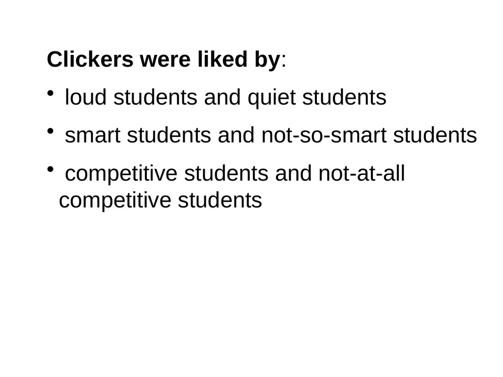 Engaging the Students: Using Clickers in Math - slide 22 of 142