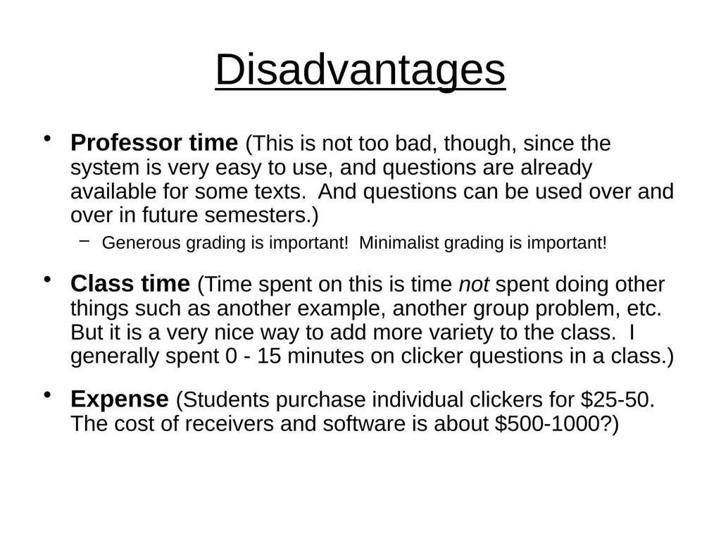 Engaging the Students: Using Clickers in Math - slide 25 of 142
