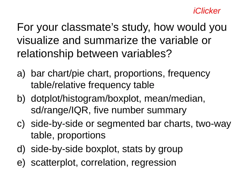 Engaging the Students: Using Clickers in Math - slide 71 of 142