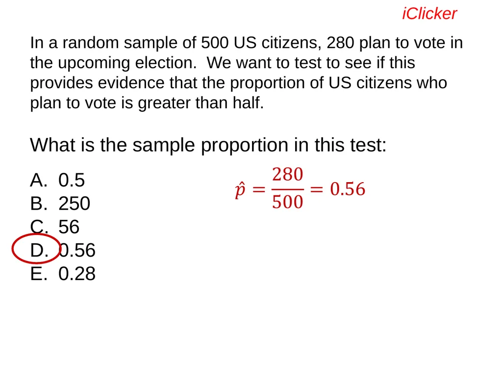 Engaging the Students: Using Clickers in Math - slide 91 of 142