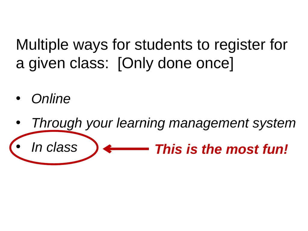 Engaging the Students: Using Clickers in Math - slide 6 of 142