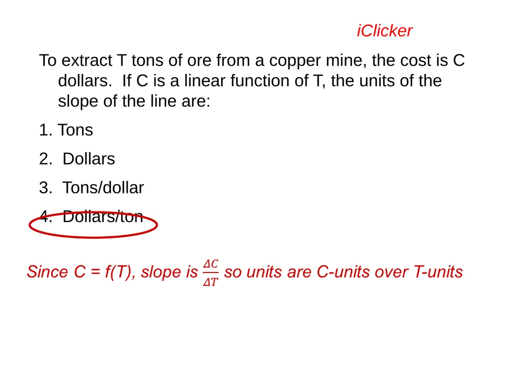 Engaging the Students: Using Clickers in Math - slide 30 of 142