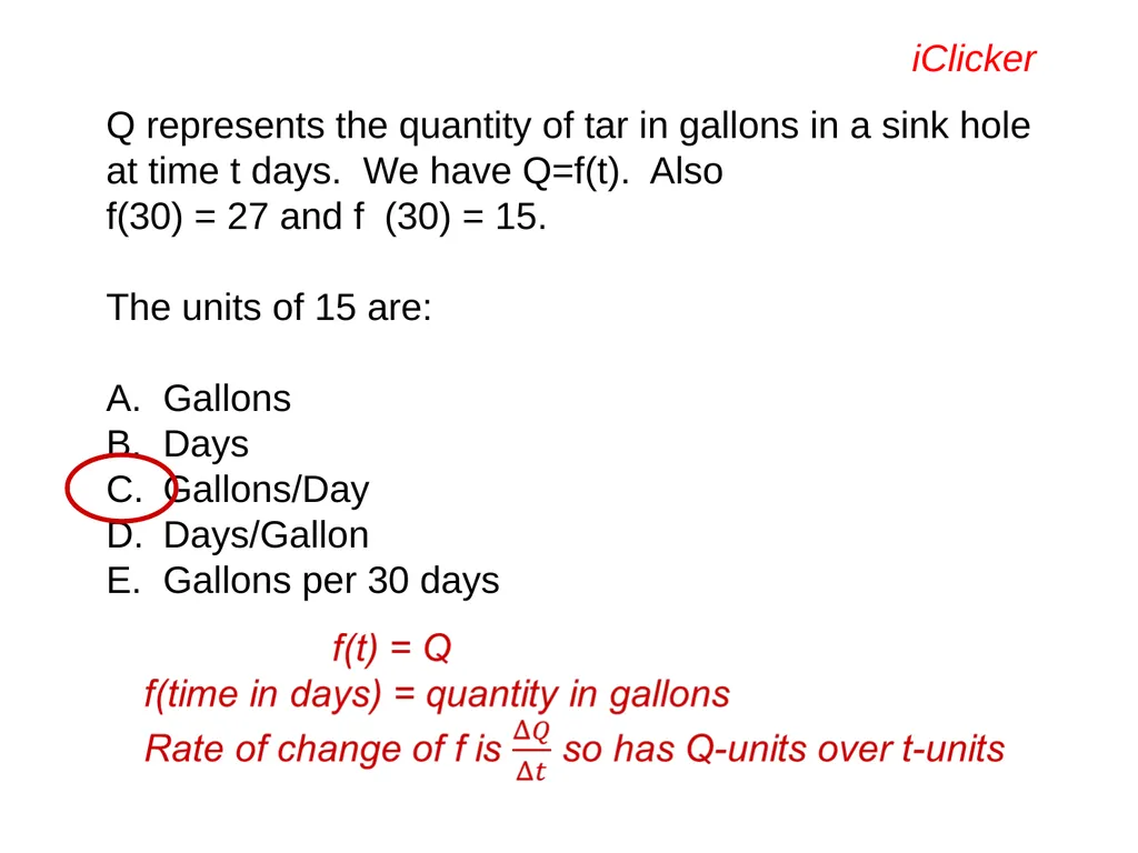 Engaging the Students: Using Clickers in Math - slide 44 of 142