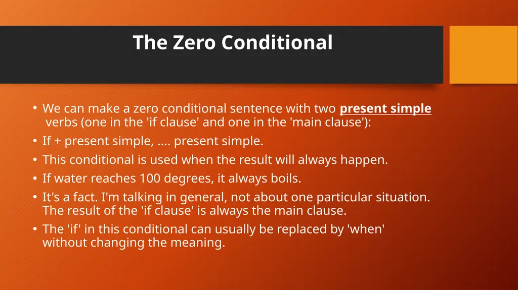 6B PROTECTIVE PARENTS GRAMMAR: ZERO CONDITIONAL; - slide 4 of 9
