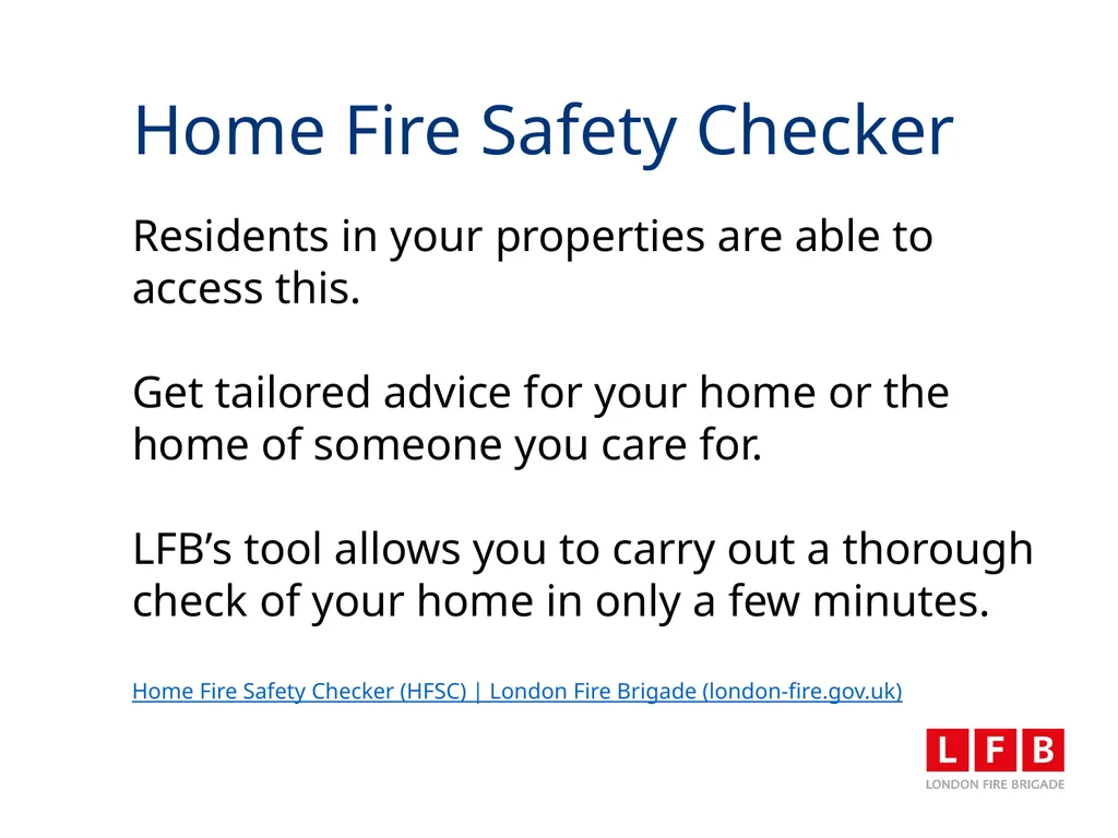 LFB Charge Safe Campaign 5th July 2023 Aim To - slide 12 of 13