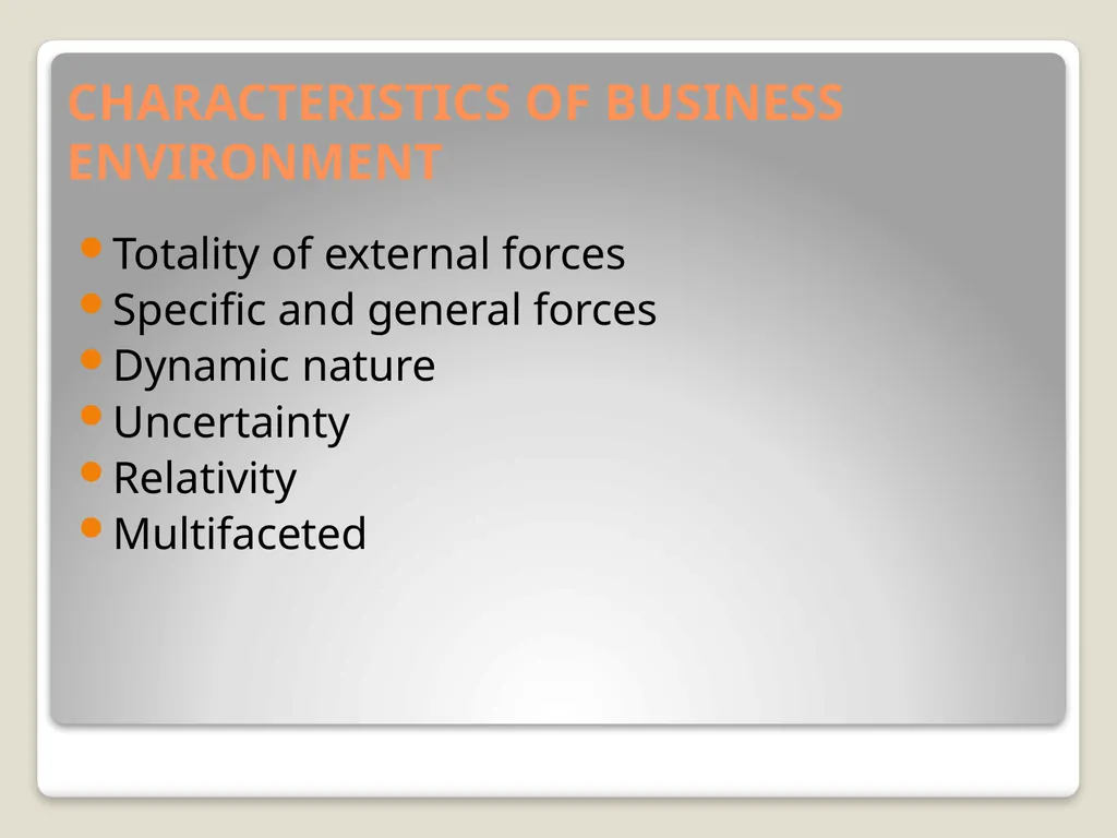 BUSINESS ENVIRONMENT CHAPTER 1 BUSINESS Definition - slide 11 of 21