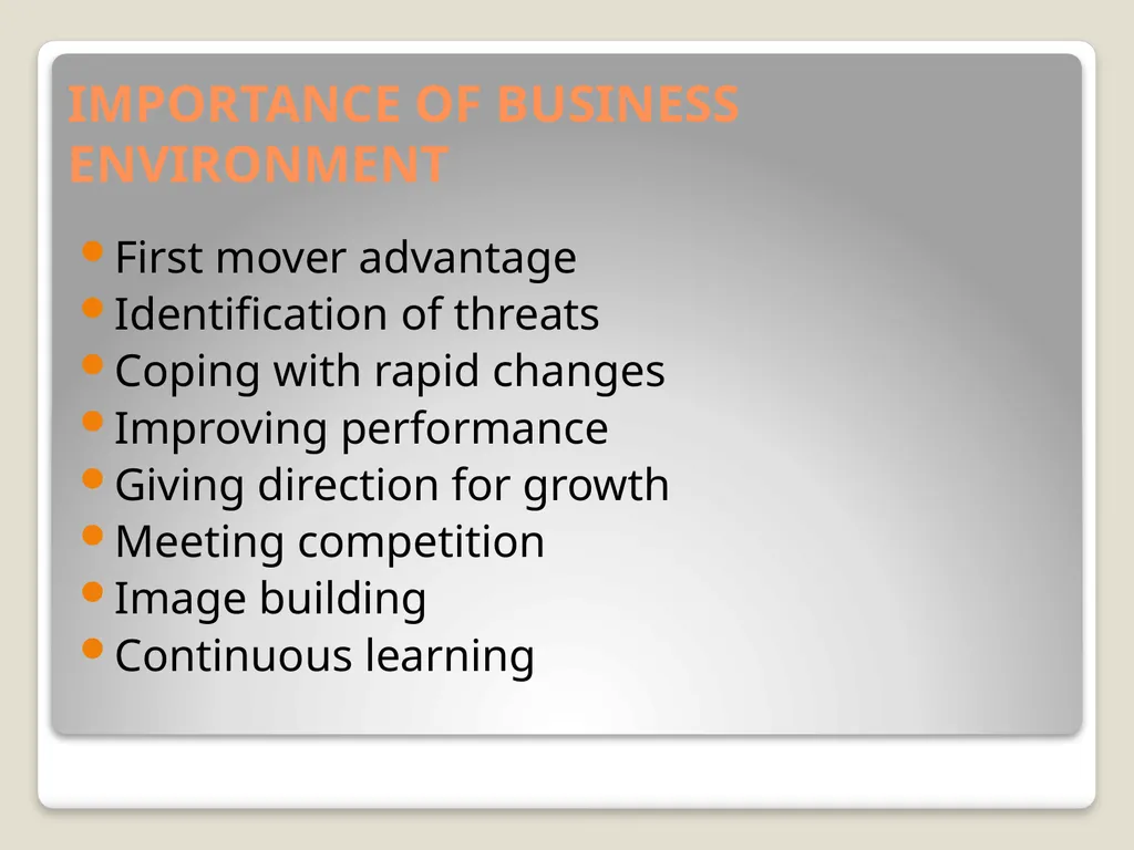 BUSINESS ENVIRONMENT CHAPTER 1 BUSINESS Definition - slide 12 of 21