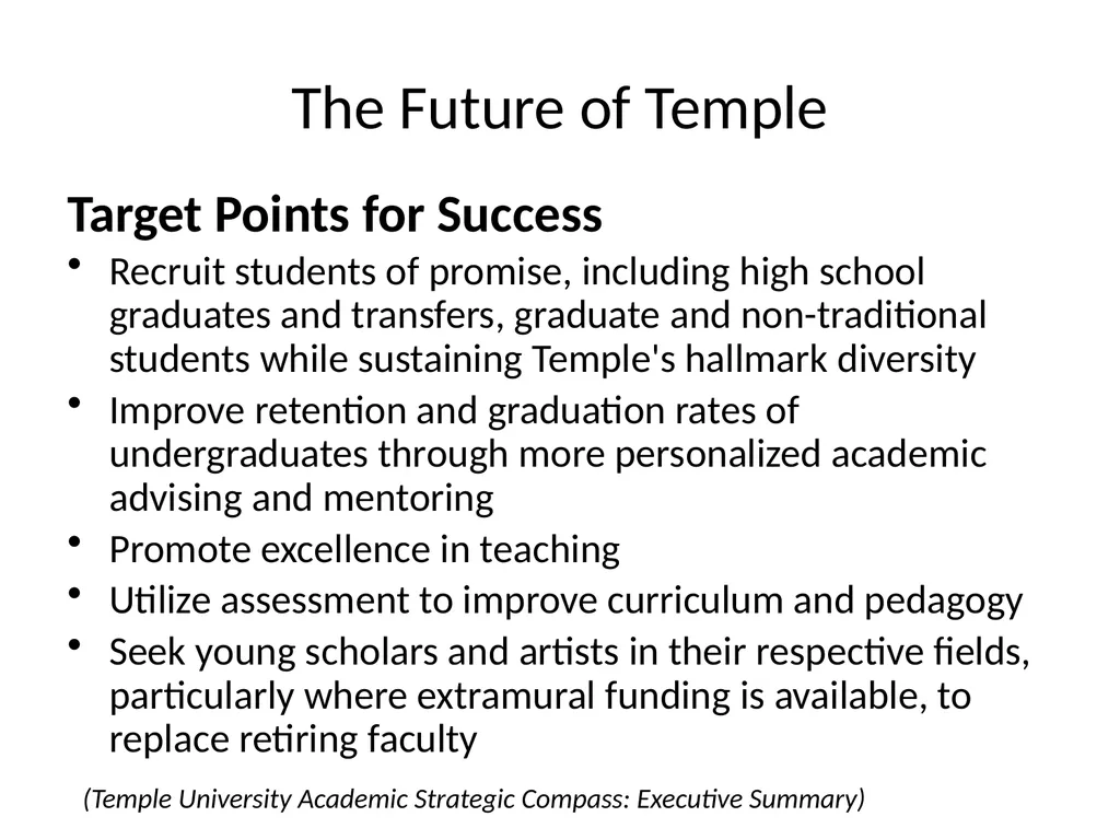 Institutional Advancement Temple University May - slide 5 of 21