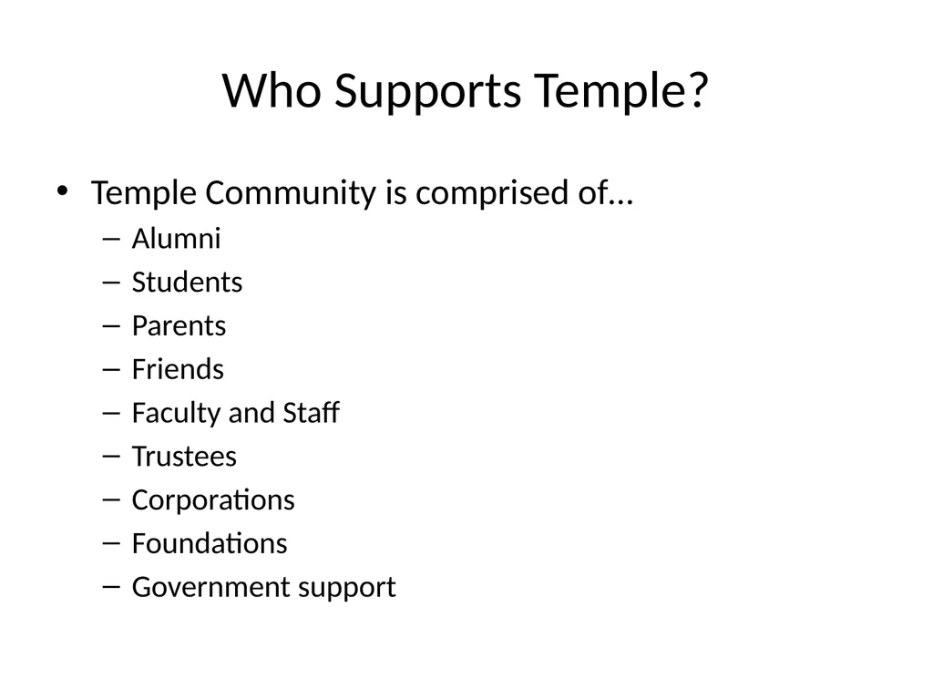 Institutional Advancement Temple University May - slide 10 of 21
