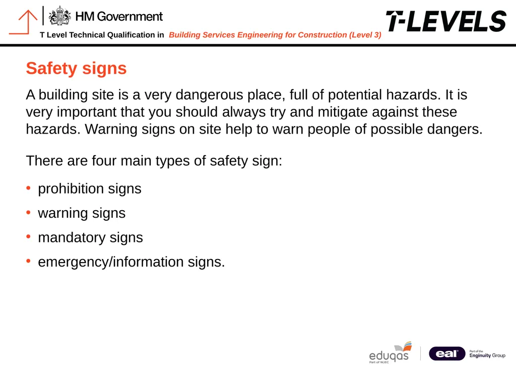 PowerPoint 14: Warning signs PowerPoint - slide 3 of 20