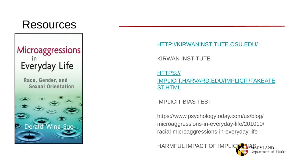 Implicit Bias Training 2018 MD MIECHV Conference - slide 17 of 20