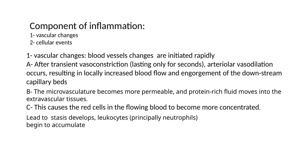 Inflammation Inflammation is a protective response - slide 4 of 15