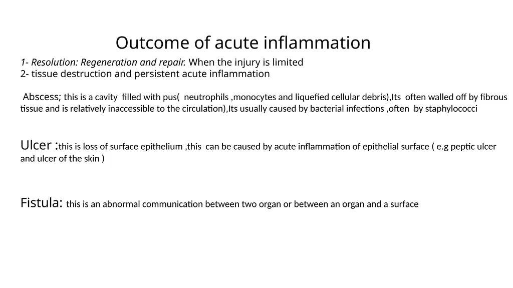 Inflammation Inflammation is a protective response - slide 10 of 15