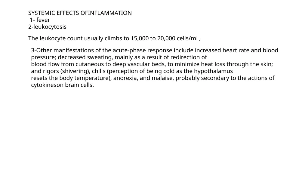 Inflammation Inflammation is a protective response - slide 14 of 15