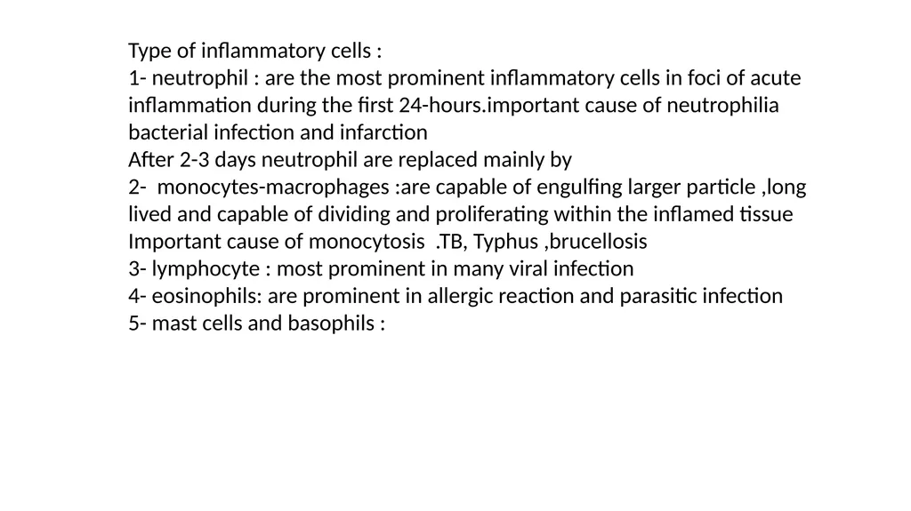 Inflammation Inflammation is a protective response - slide 9 of 15