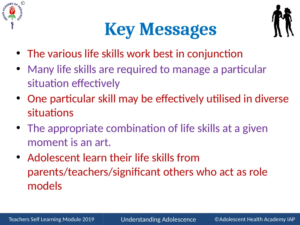 Life Skills Education Please read the article on - slide 40 of 42