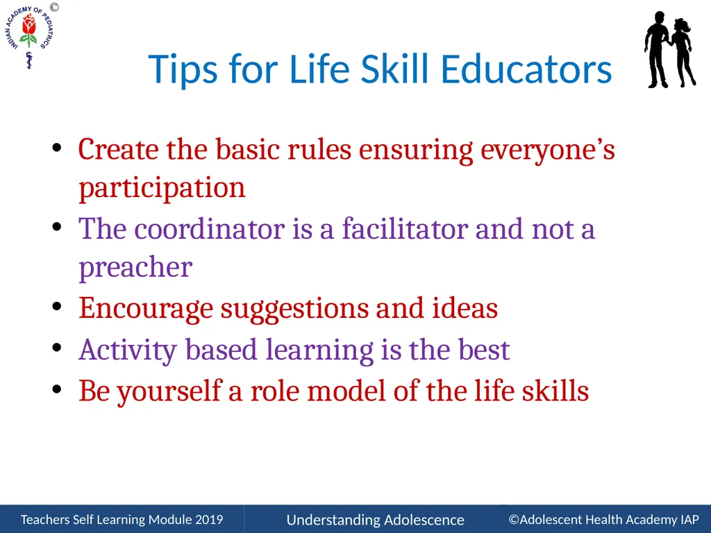 Life Skills Education Please read the article on - slide 38 of 42